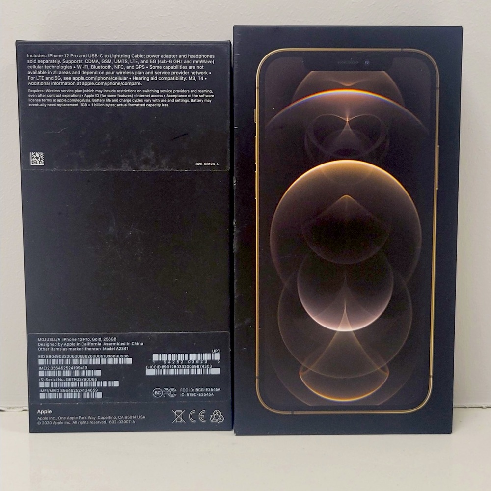 iPhone 12 Pro GOLD, Box